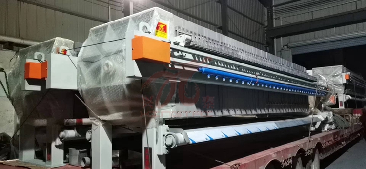 恭喜江西客戶壓濾機(jī)順利發(fā)貨！